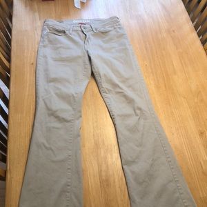 Levi modern bootcut khaki pants